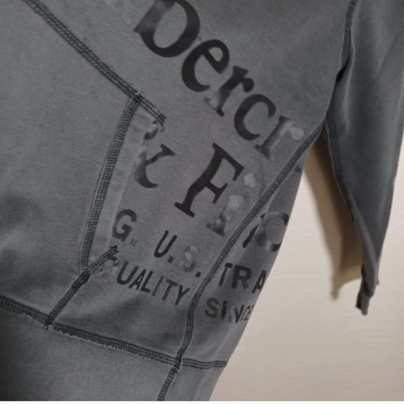 Abercrombie & Fitch Womens Hooded Sweatshirt, Gray - Picture 3 of 4